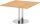 HAMMERBACHER Verbindungsplatte KT12S buche, chrom rechteckig 120,0 x 130,0 x 74,0 cm