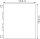 HAMMERBACHER Verbindungsplatte KT12S eiche, chrom rechteckig 120,0 x 130,0 x 74,0 cm