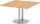 HAMMERBACHER Verbindungsplatte KT12S buche, silber rechteckig 120,0 x 130,0 x 74,0 cm