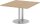 HAMMERBACHER Verbindungsplatte KT12S eiche, silber rechteckig 120,0 x 130,0 x 74,0 cm