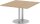 HAMMERBACHER Verbindungsplatte KT12S eiche, silber rechteckig 120,0 x 130,0 x 74,0 cm