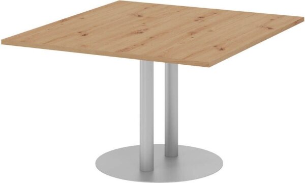 HAMMERBACHER Verbindungsplatte KT12S asteiche, silber rechteckig 120,0 x 130,0 x 74,0 cm