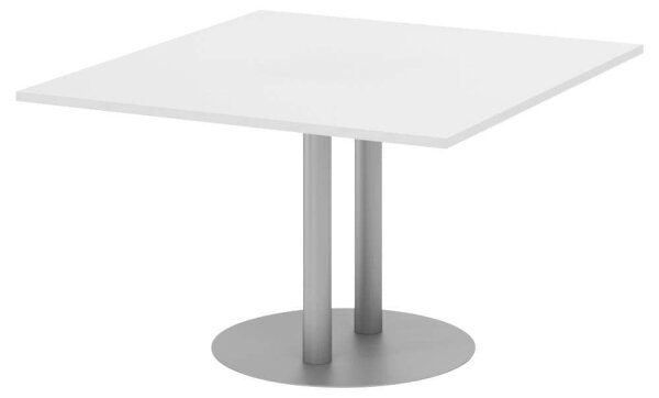 HAMMERBACHER Verbindungsplatte KT12S weiß, silber rechteckig 120,0 x 130,0 x 74,0 cm