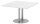HAMMERBACHER Verbindungsplatte KT12S weiß, silber rechteckig 120,0 x 130,0 x 74,0 cm
