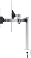 DURABLE Monitor-Halterung 508723 silber für 1 Monitor und 1 Tablet, Tischklemme