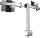 DURABLE Monitor-Halterung 508723 silber für 1 Monitor und 1 Tablet, Tischklemme