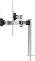 DURABLE Monitor-Halterung 508823 silber für 1 Monitor und 1 Tablet, Tischbohrung