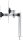 DURABLE Monitor-Halterung 508823 silber für 1 Monitor und 1 Tablet, Tischbohrung