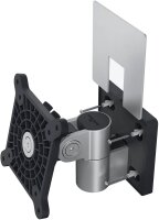 DURABLE Monitor-Halterung 508923 silber für 1 Monitor, Wandhalterung
