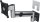 DURABLE Monitor-Halterung 509023 silber für 1 Monitor, Wandhalterung