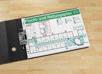 Lands Prospekthüllen DIN A3 quer transparent genarbt 0,08 mm, 10 St.