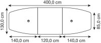 HAMMERBACHER Konferenztisch KT40S weiß Tonnenform,...
