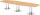 HAMMERBACHER Konferenztisch KT40S buche Tonnenform, Rundrohr chrom, 400,0 x 85,0 - 130,0 x 74,0 cm