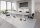 HAMMERBACHER Konferenztisch KT40S lichtgrau Tonnenform, Rundrohr chrom, 400,0 x 85,0 - 130,0 x 74,0 cm