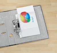 Lands Prospekthüllen DIN A5 transparent genarbt 0,08 mm, 100 St.