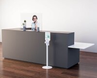 PAPERFLOW Desinfektionsspender stehend PUGH.13 weiß...