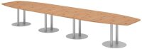 HAMMERBACHER Konferenztisch KT52S asteiche Tonnenform,...