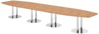 HAMMERBACHER Konferenztisch KT52S asteiche Tonnenform,...