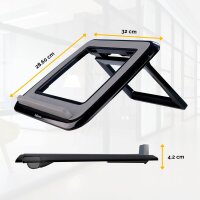 Fellowes Laptop-Ständer I-Spire Klappbar schwarz