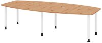 HAMMERBACHER Konferenztisch KT28C asteiche Tonnenform,...