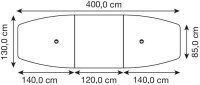 HAMMERBACHER Konferenztisch KT40C lichtgrau Tonnenform,...
