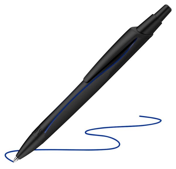 Schneider Kugelschreiber Reco schwarz, Schreibfarbe: blau, 1 St.