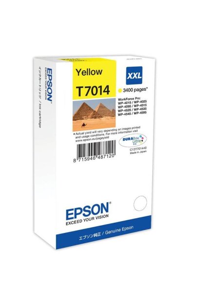 EPSON T7014 (Pyramiden) gelb Druckerpatrone