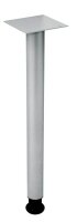 HAMMERBACHER Verbindungsplatte höhenverstellbar KT12C asteiche, silber rechteckig 120,0 x 130,0 x 72,0 - 74,0 cm