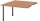 HAMMERBACHER Verbindungsplatte höhenverstellbar KT12C nussbaum, grafit rechteckig 120,0 x 130,0 x 72,0 - 74,0 cm