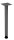 HAMMERBACHER Verbindungsplatte höhenverstellbar KT12C asteiche, grafit rechteckig 120,0 x 130,0 x 72,0 - 74,0 cm