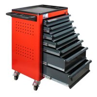 ADB Basic Werkstattwagen rot 7 Schubladen
