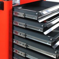 ADB Basic Werkstattwagen rot 8 Schubladen