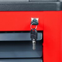 ADB Basic Werkstattwagen rot 9 Schubladen