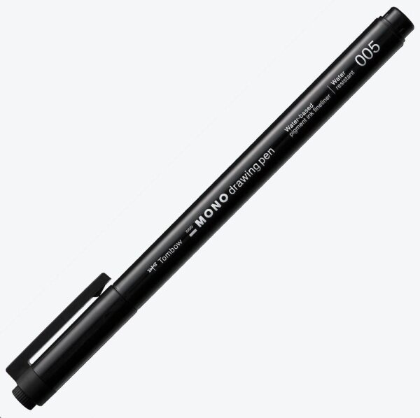 Tombow MONO drawing pen 005 Fineliner schwarz 0,2 mm, 1 St.