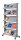 PAPERFLOW Prospektregal silber DIN A4 85,5 x 38,5 x 167,5 cm, 1 St.