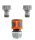 GARDENA Gartenschlauchverbinder-Set 18286-20 13 mm (1/2 Zoll), 15 mm (5/8 Zoll) Wasseranschluss, 26,5 mm (G 3/4 Zoll) Gewinde, 1 Set