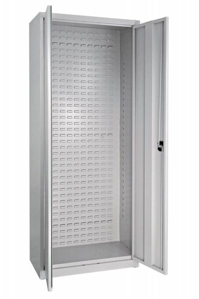 ADB Stahlschrank 40521 lichtgrau 78,0 x 38,0 x 193,0 cm, aufgebaut  ( 40521 )