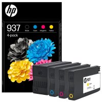 HP 937(6C400NE) schwarz, cyan, magenta, gelb...