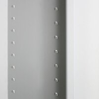 ADB Stahlschrank 40828 lichtgrau ohne Fachböden 71,0 x 30,0 x 195,0 cm, aufgebaut, 1 St.