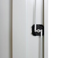 ADB Stahlschrank 40828 lichtgrau ohne Fachböden 71,0 x 30,0 x 195,0 cm, aufgebaut, 1 St.
