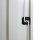 ADB Stahlschrank 40828 lichtgrau ohne Fachböden 71,0 x 30,0 x 195,0 cm, aufgebaut, 1 St.
