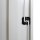 ADB Stahlschrank 40828 lichtgrau ohne Fachböden 71,0 x 30,0 x 195,0 cm, aufgebaut, 1 St.