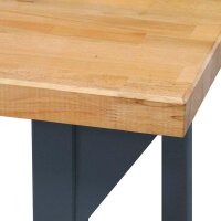 ADB Werkbank anthrazitgrau 200,0 x 75,0 x 85,0 cm