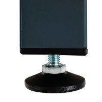 ADB Werkbankfüße anthrazitgrau 70,0 cm 80,0 cm