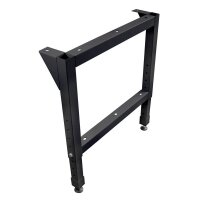 ADB Werkbankfüße anthrazitgrau 70,0 cm 58,0 - 98,0 cm