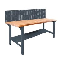 ADB Werkbank anthrazitgrau 200,0 x 75,0 x 85,0 cm