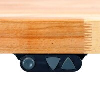 ADB Werkbank staubgrau 70,0 - 117,0 x 20,0 x 75,0 cm