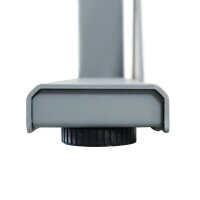 ADB Werkbank staubgrau 70,0 - 117,0 x 20,0 x 75,0 cm