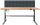 ADB Werkbank staubgrau 70,0 - 117,0 x 20,0 x 75,0 cm