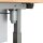 ADB Werkbank staubgrau 70,0 - 117,0 x 20,0 x 75,0 cm